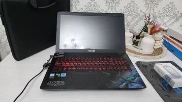 ремонт ноутбука: Ноутбук, Asus, 8 ГБ ОЗУ, Intel Core i5, 15.6 ", Б/у, Игровой, память HDD + SSD