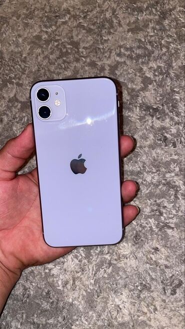 рассрочка на телефон без процентов: IPhone 11, Колдонулган, 128 ГБ, Deep Purple, Каптама