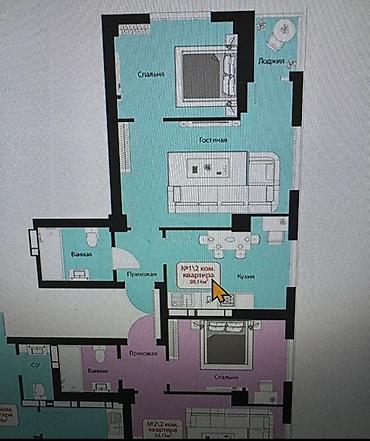 для аптеки: Строится, Элитка, 2 комнаты, 50 м² — 2