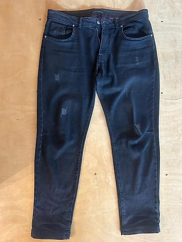 Cinslər: Kişi şalvarları – 2 ədəd paket 1) Tünd göy klassik şalvar - Rəng — 6