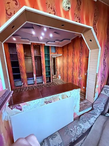 квартира прадаж: 2 комнаты, 46 м², Аламедин-1 мкр 105 серия, 3 этаж, Старый ремонт — 2