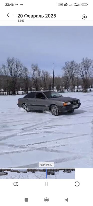 в росрочку авто: Audi 80: 1987 г., 1.8 л, Механика, Бензин, Седан