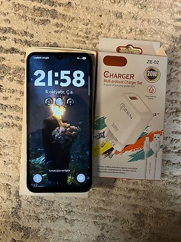 smart telefon: Samsung Galaxy A24 4G, 128 GB, rəng - Gümüşü, Sensor, Face ID — 1