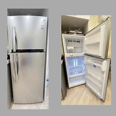 Elektronika: LG iki qapılı soyuducu (üst hissə dondurucu) Xüsusiyyətlər: - Rəng — 2