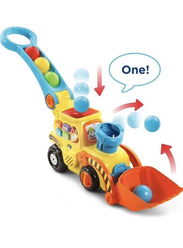 uşaq yellencekleri instagram: VTech brendindən uşaqlar üçün sarı rəngli buldozer oyuncağı. Bu