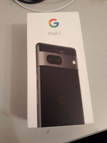 Google: Google Pixel 7, Б/у, 128 ГБ, цвет - Черный, 1 SIM, eSIM