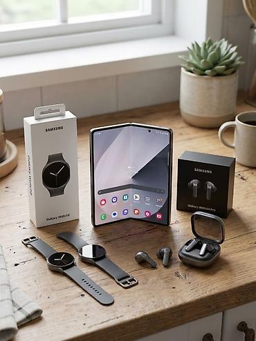 samsung note 10: Samsung Galaxy Z Fold 6, 256 GB, rəng - Boz, Simsiz şarj — 1