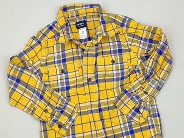 Koszule: Koszula 2-3 lat, stan - Dobry, wzór - Kratka, kolor - Żółty