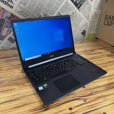 бу макбук бишкек: Ноутбук, Acer, 16 ГБ ОЭТ, Intel Core i7, 15.6 ", Колдонулган, Жумуш, окуу үчүн, эс тутум SSD