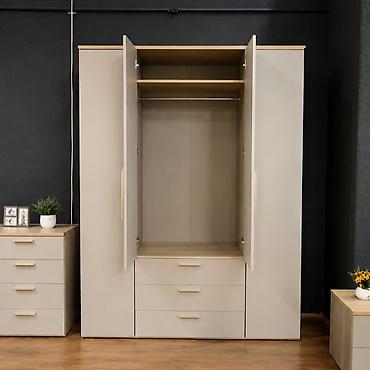 silver kitchen: Шифоньер, шкаф для одежды, Новый, Прямой, ЛДСП — 3