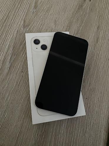 автозвук бишкек: IPhone 13, Колдонулган, 128 ГБ, Ак, Куту, 75 % — 2