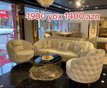 Divan və kreslo dəstləri: Divan, Divan, Bazasız, Açılmayan