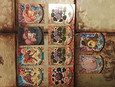 stanlio i olio slike: Pokemon kolekcionarske nalepnice/kartice – set tematskih kartica iz — 1