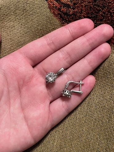 серебро старинное: Сережи из серебра ( 925 проба )