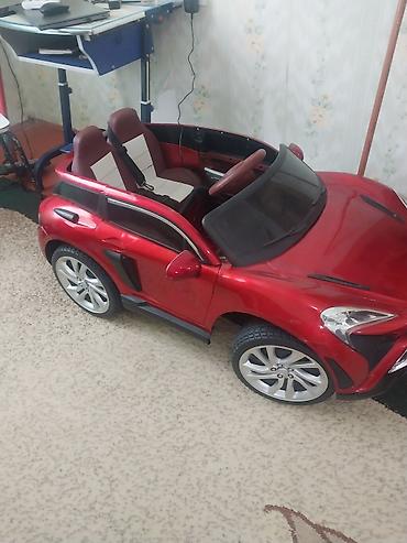 chevrolet oyuncaq maşınlar: Uşaq elektrik maşını – 2 yerlik, kupe/SUV tipli, qırmızı rəng — 2