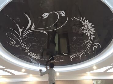 Натяжной потолок: Натяжной потолок Матовое, 3D потолки, Глянцевое Демонтаж, Бесплатная консультация, Гарантия — 9