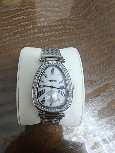 золота серги: Классикалык сааттар саат, Anne Klein, Асыл нуска, Суу өткөрбөөчү, Аялдарга, Жаңы