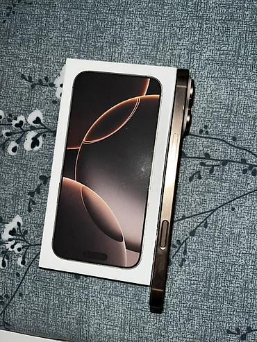 Apple iPhone: IPhone 16 Pro Max, Б/у, 512 ГБ, Desert Titanium, Зарядное устройство, Чехол, Кабель, 100 % — 3