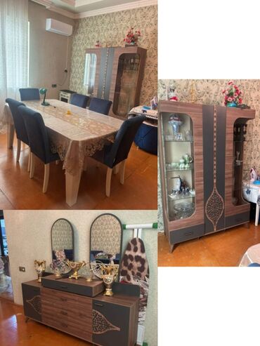 Qonaq otağı dəstləri: İşlənmiş, Komod, Masa və oturacaqlar, Servant, Kredit yoxdur