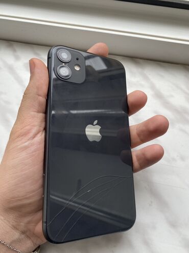 apple telefon qiymetleri: IPhone 11, 128 ГБ, Черный, Face ID