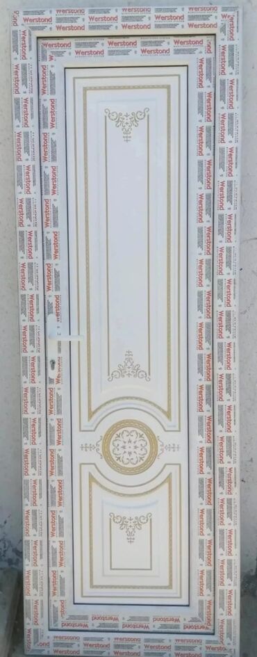 Plastik qapılar: Yeni Plastik qapı 80x200 sm Zamok və çərçivə ilə, Zəmanətli, Pulsuz quraşdırma, Pulsuz çatdırılma, Rayonlara çatdırılma — 24
