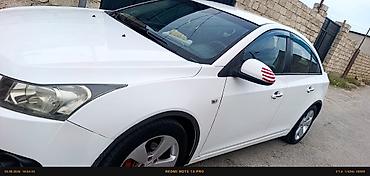 cruze 2012: Chevrolet Cruze sedan – ağ rəng, benzinlə işləyən, avtomatik ötürmə — 8
