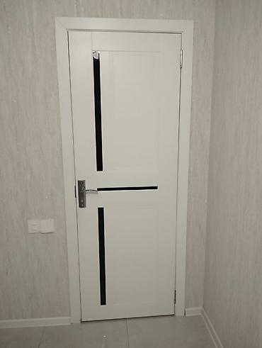 Yataq otağı üçün İşlənmiş Otaq qapısı Plintus ilə, Zəmanətsiz, Pulsuz quraşdırma, Ünvandan götürmə