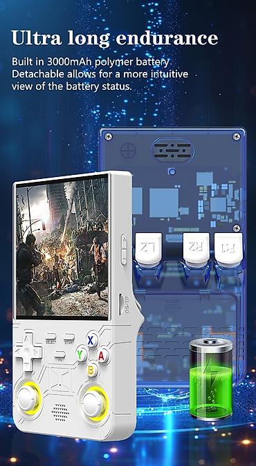 chip gps: Портативная игровая консоль R36 Ultra 128Gb 2025 с открытым исходным — 2