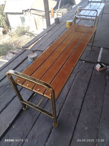 Садовые зонты: Скамейка с навесом 15000сом скамейка с подлокотник 6500 — 19