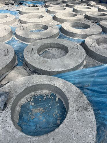 Железобетонные (ЖБИ) кольца для септика: Железобетонное (ЖБИ) кольцо для септика Размер: 110 x 90 x 9 см, Платная установка, В розницу — 4