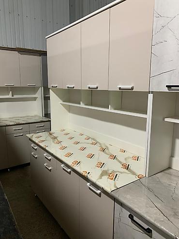 Кухонные гарнитуры: Кухонный гарнитур, Новый, цвет - Серый, ДСП, Бесплатная доставка — 3