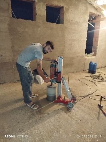 Beton işləri: Səssiz tozsuz səliqəli kəsim. Beton katlavan monolit kubik -da lalafo.az — 12 Beton işləri: Səssiz tozsuz səliqəli kəsim. Beton katlavan monolit kubik — 12