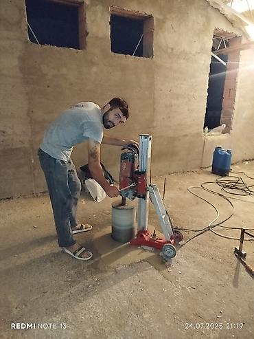 mdf qapi: Beton kəsmə beton deşmə xidməti Karot - HILTI DD 200 / 350 ilə 25 ° — 2