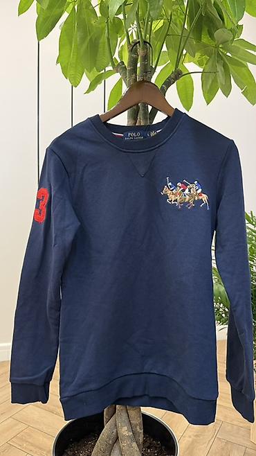 женский кофта: Свитшот Polo Ralph Lauren - Цвет: темно-синий (navy) - Крой — 1