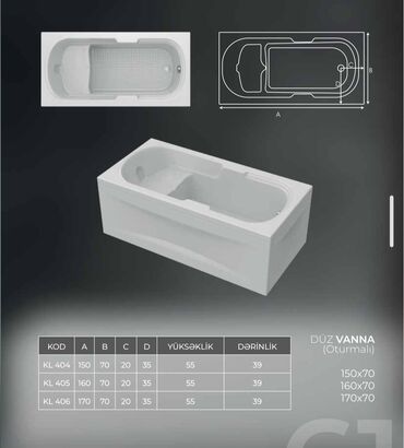 Vannalar: Yeni Vanna, Ödənişli çatdırılma -da lalafo.az — 26 Vannalar: Yeni Vanna, Ödənişli çatdırılma — 26