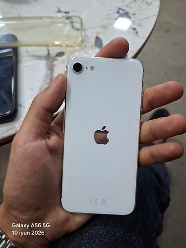 second son: IPhone SE, 64 GB, Ağ, Barmaq izi — 1