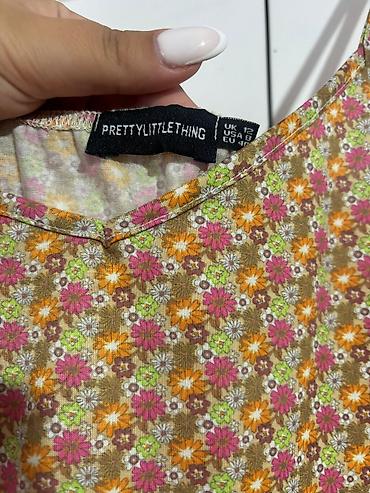 Kompleti: PrettyLittleThing slip haljina na bretele + satenska košulja bez — 2