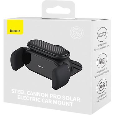 mount blade: Baseus Steel Cannon Pro Solar Electric Car Mount – günəş enerjisi ilə — 3