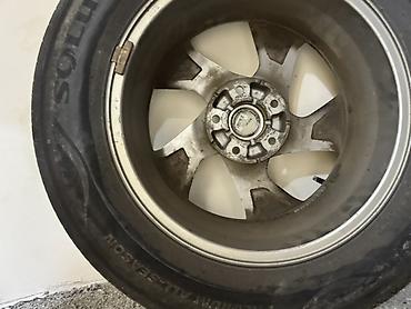 disk: Hyundai Sonata orjinal disklər Disklərdə çat svarka yoxdu təkərlər əla — 3