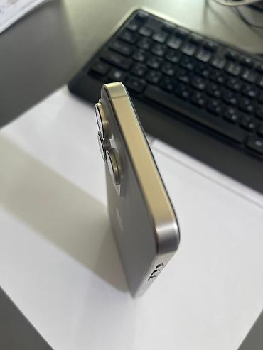 mini iphone: IPhone 15 Pro Max, Б/у, 256 ГБ, Natural Titanium, Защитное стекло — 7