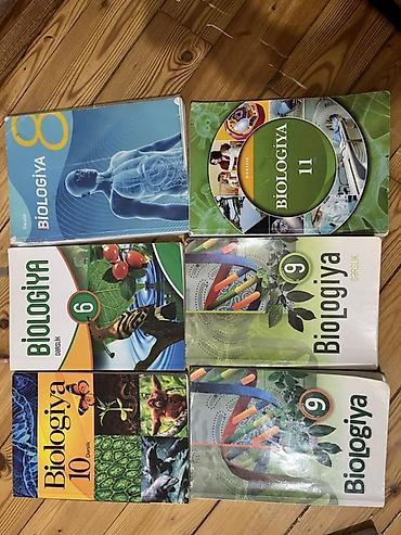 Книги и журналы: Məktəb dərslikləri dəsti – Biologiya Paketdə siniflər üzrə aşağıdakı — 1