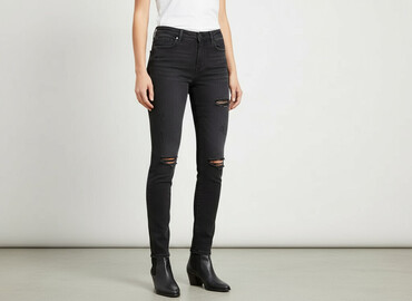 jeansy z dziurami zara: Zara, Jeansy damskie, rozmiar S