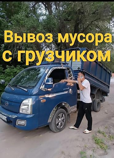 Заказать Хендай портер, Вывоз бытового мусора, C грузчиком