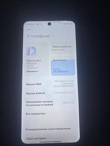 Смартфон Redmi 10 (версия 2022) - Экран с отверстием под фронтальную
