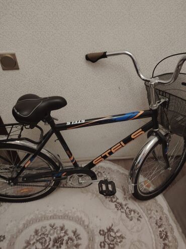 велосипед с корзинкой: Новый Городской велосипед Stels, 26", скоростей: 1, Самовывоз