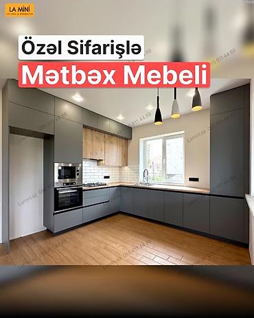 3d saat: Özəl sifarişlə mətbəx mebeli – lakonik və minimal dizayn - — 1