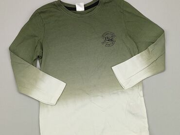 zielona bluzka elegancka: Bluzka, Little kids, 5-6 lat, 110-116 cm, stan - Idealny