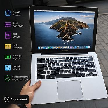 macbook pro m3: Makbuk pro 13/core i5/Ram 8GB/SSD 256 Şəkillərdə görünən, gözəl — 1