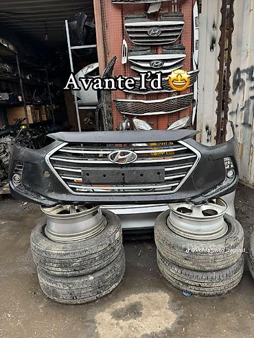 highlander platinum: Бампер Hyundai, Б/у, Оригинал — 10