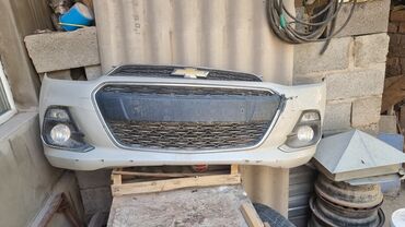 chevrolet фургон: Бампер с противотуманниками на шевроле спарк